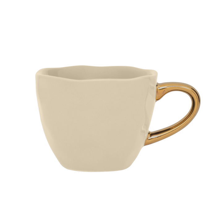 GOOD MORNING cream espresso cup with gold