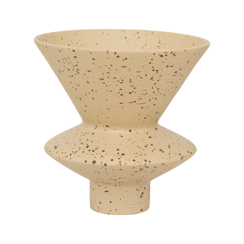 Beige keramische vaas THANDI