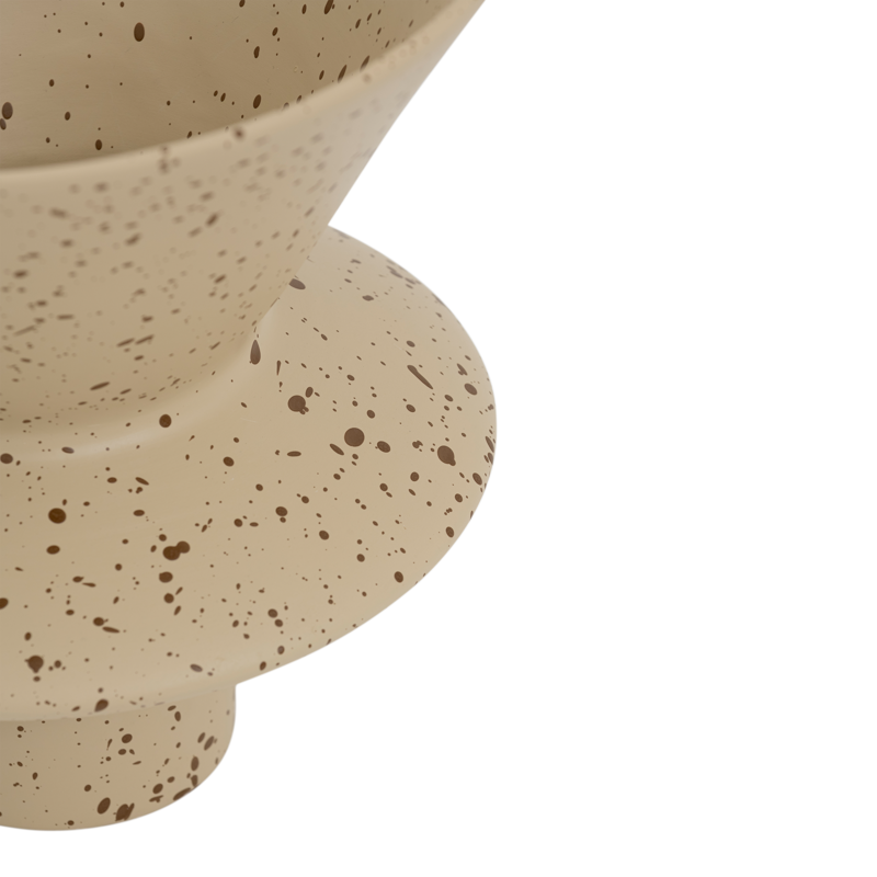 Beige keramische vaas THANDI