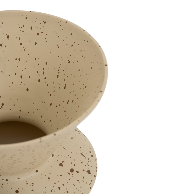 Beige keramische vaas THANDI