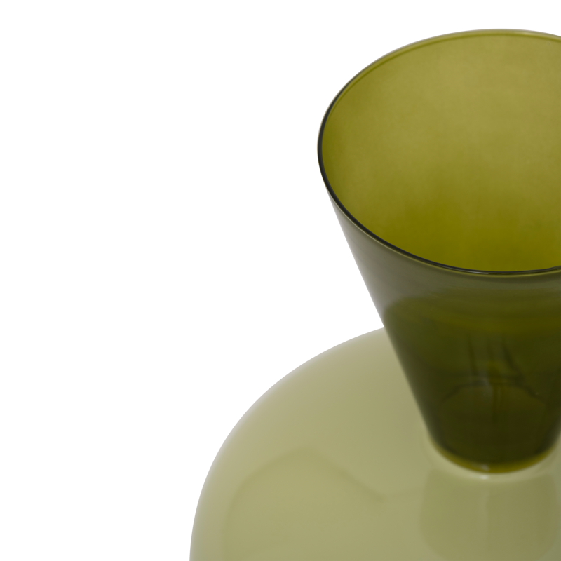 Glazen vaas ZINHLE groen