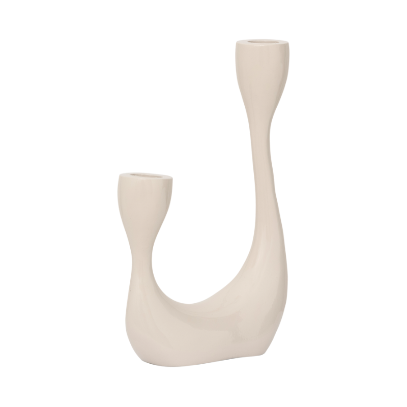 Kaarsenhouder PALESA crème