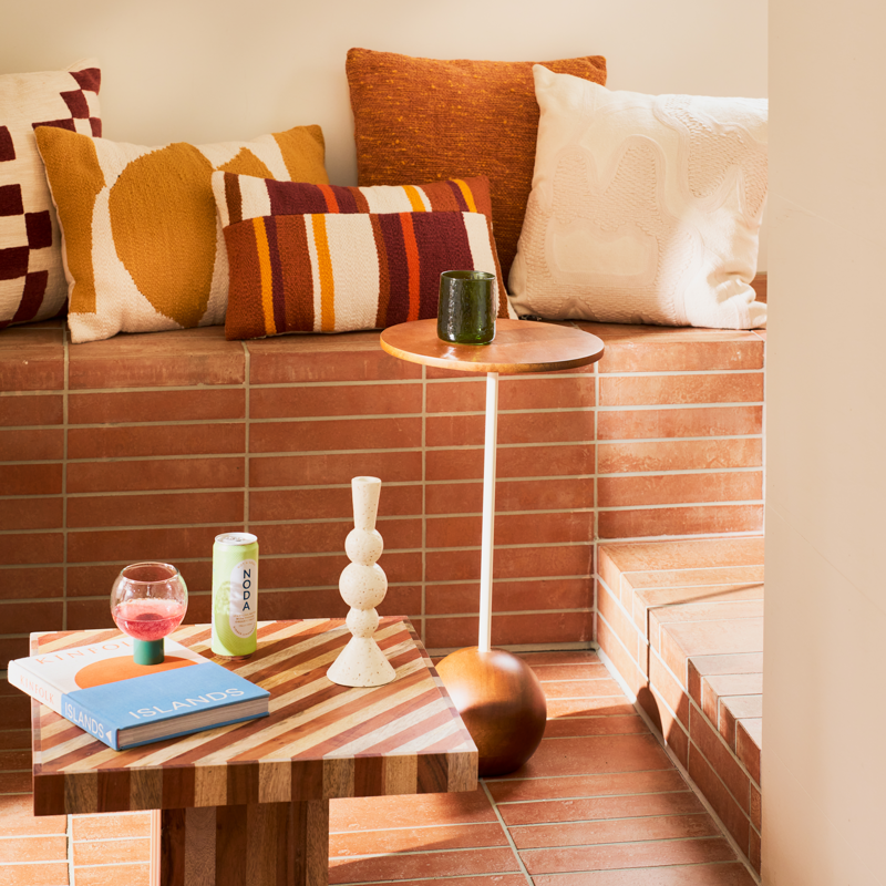 Kerzenhalter KHANYA gebrochenes Weiß