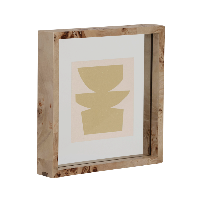 MOKO Burl Veneer Photo Frame