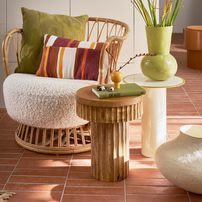 Bijzettafel TIRO gebroken wit