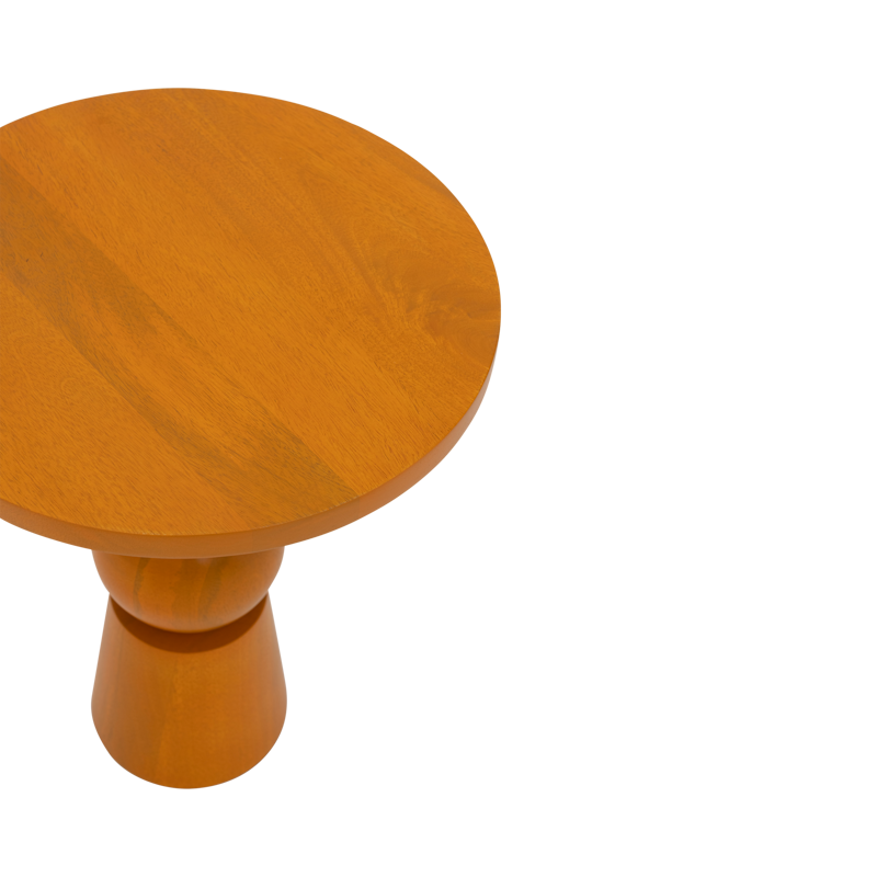 Beistelltisch TEKO orangefarbenes Mangoholz