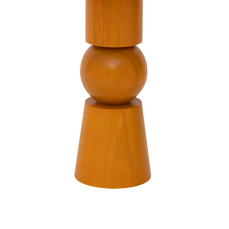 Beistelltisch TEKO orangefarbenes Mangoholz