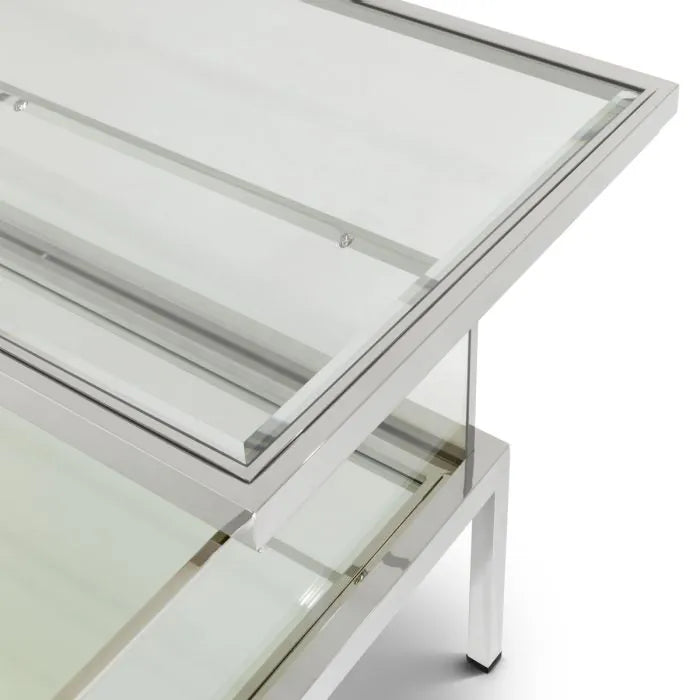 HARVEY koffietafel gepolijst staal