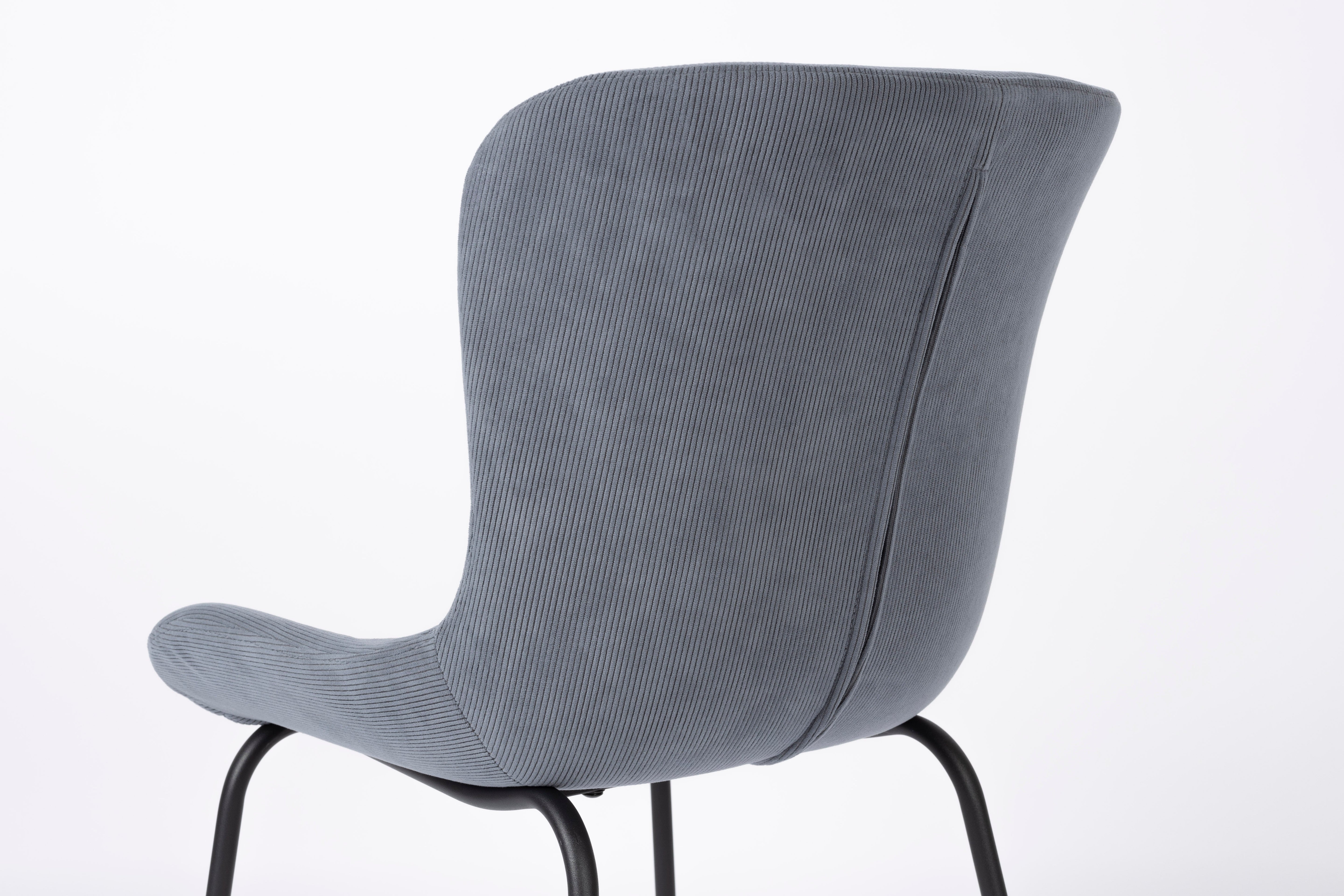 Stoel JUNZO RIB blauw