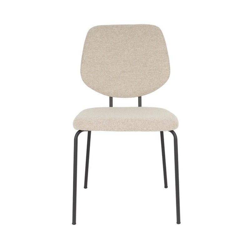 ZELO chair beige with black base