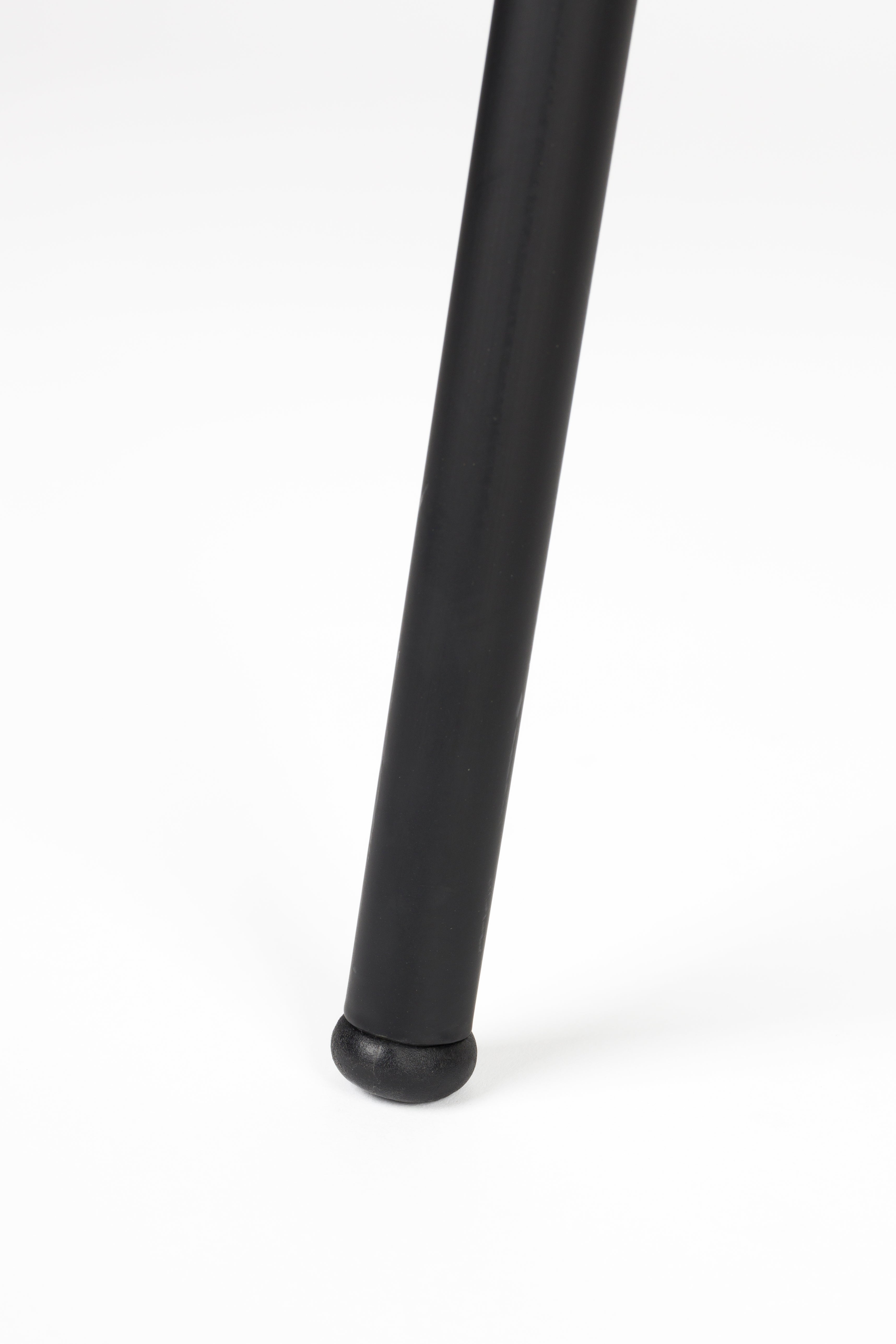 Stuhl BOUTON Terrakotta mit schwarzem Gestell