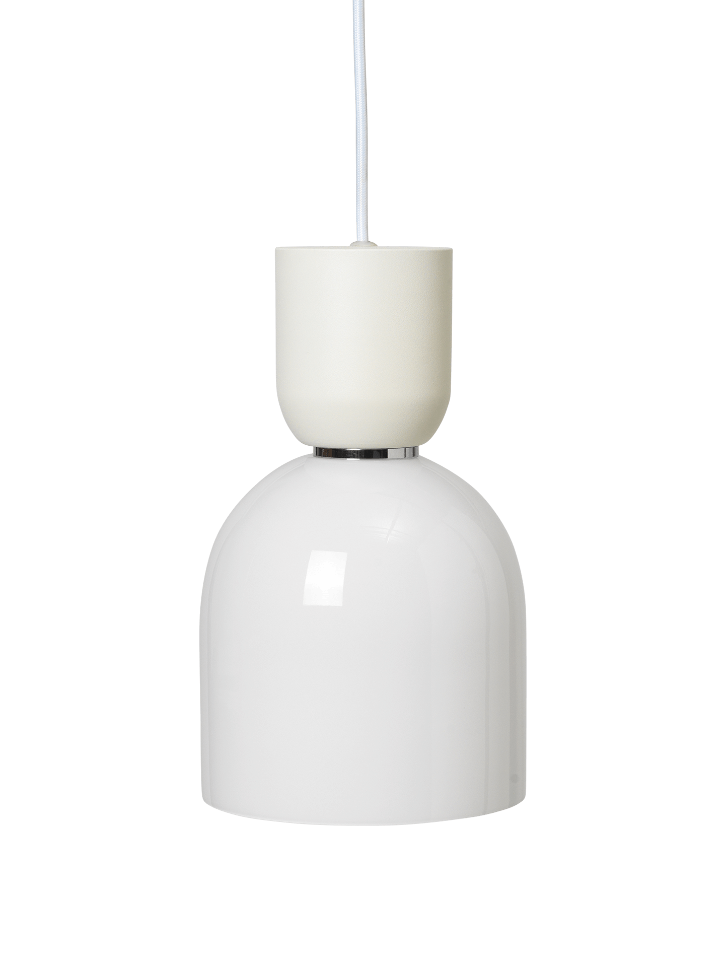 BELL lampenkap melkglas