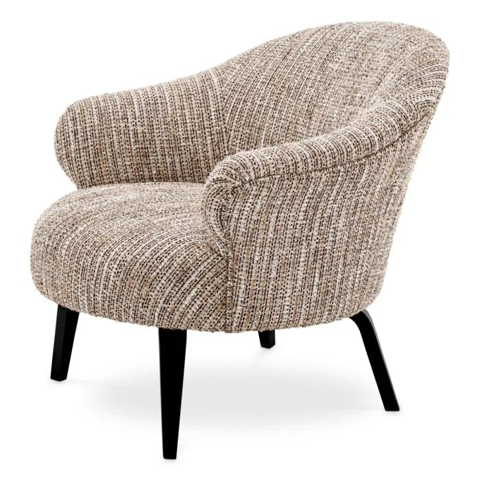 Beige gemêleerde MORETTI fauteuil