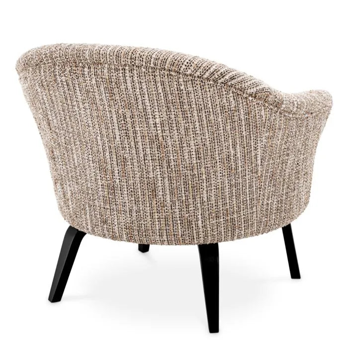 Beige gemêleerde MORETTI fauteuil