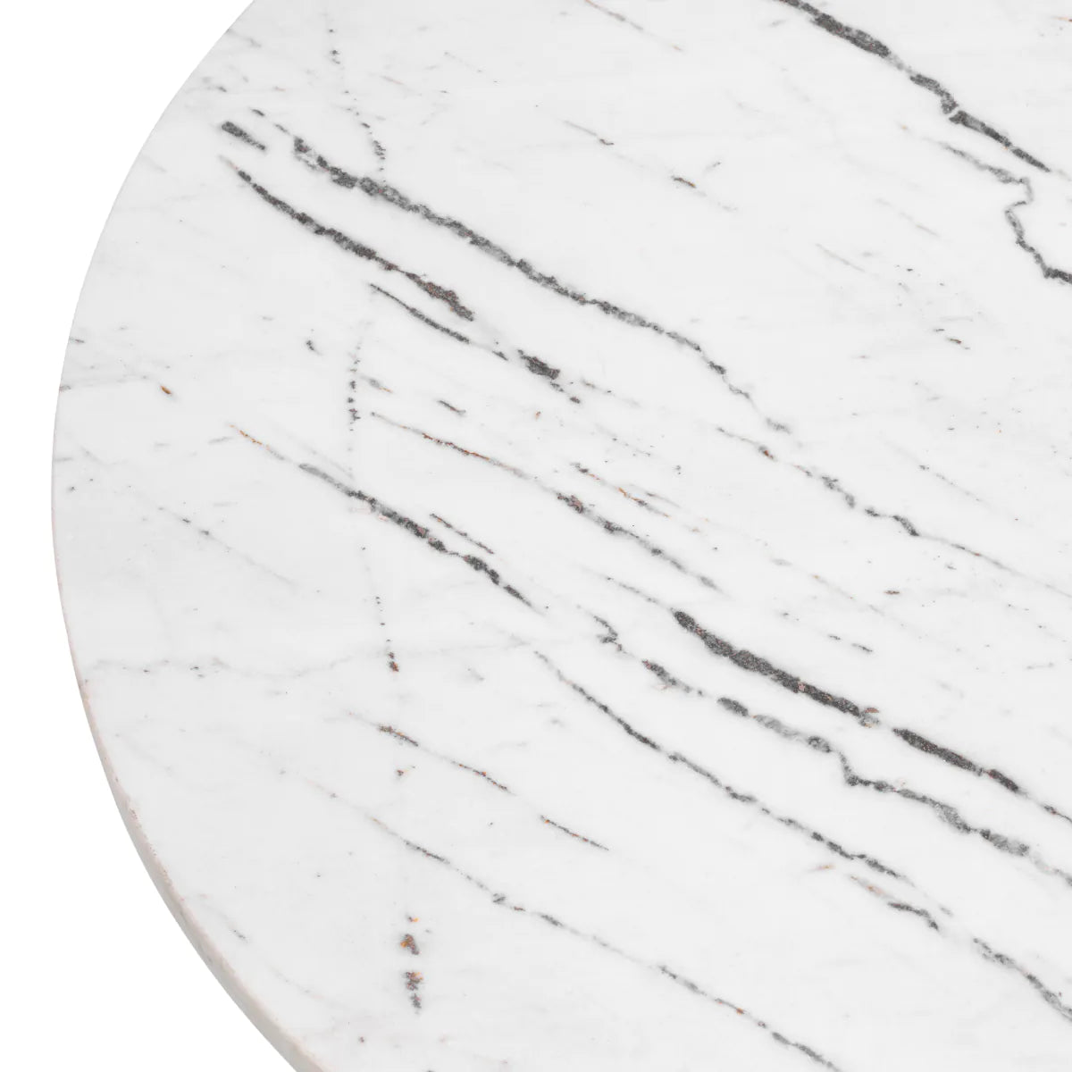 Bijzettafel TERRY wit marmer