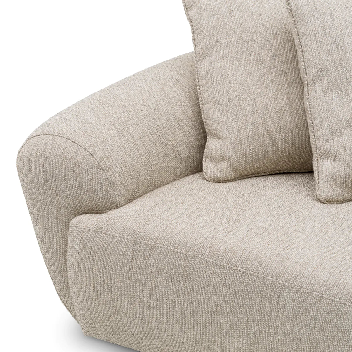 Sofa SIDERNO lichtgrijs