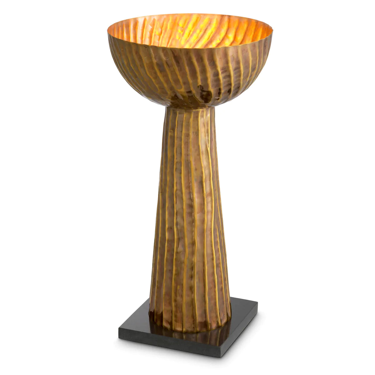 Tafellamp FENWICK messing met granieten voet