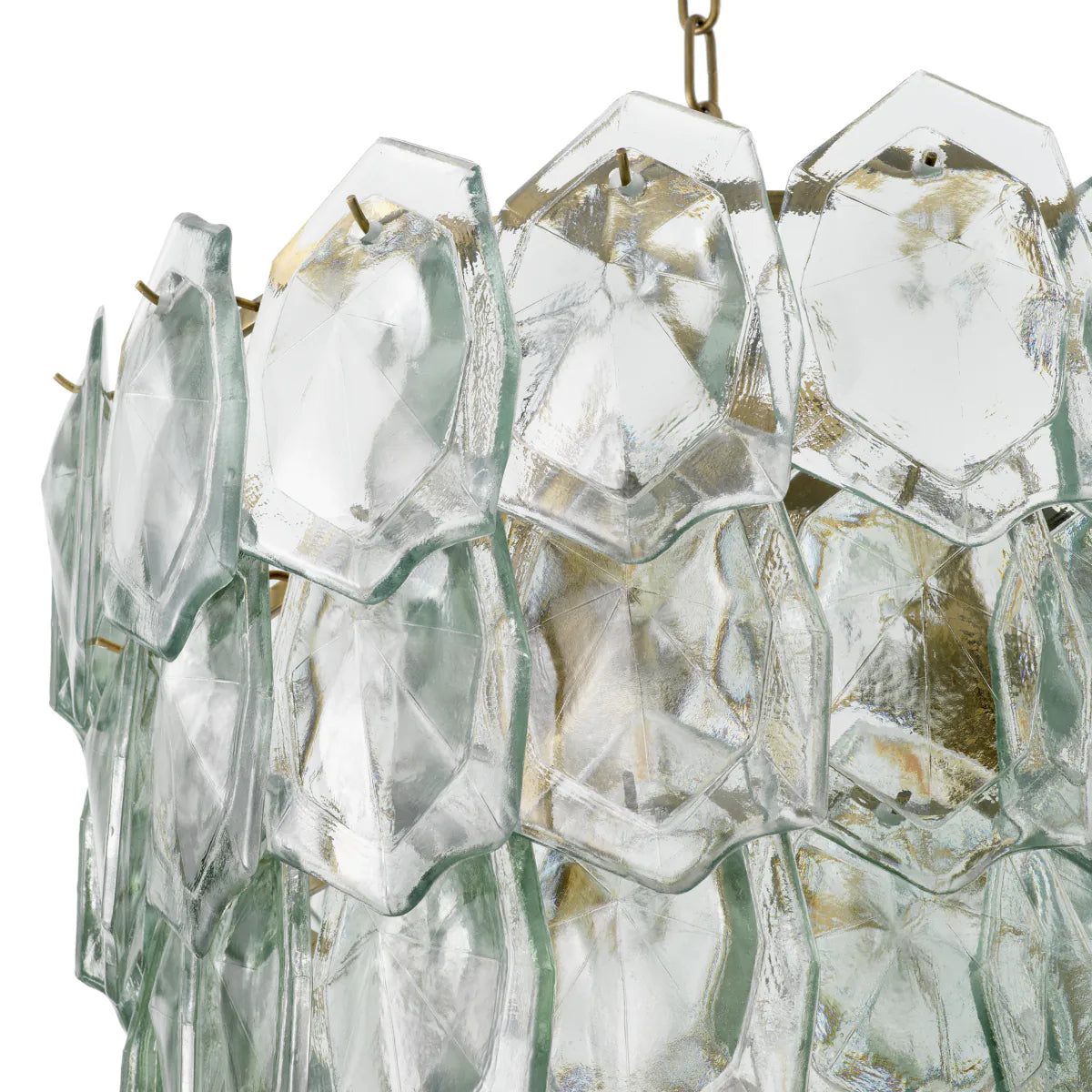 Kroonluchter ELIAS doorzichtig glas