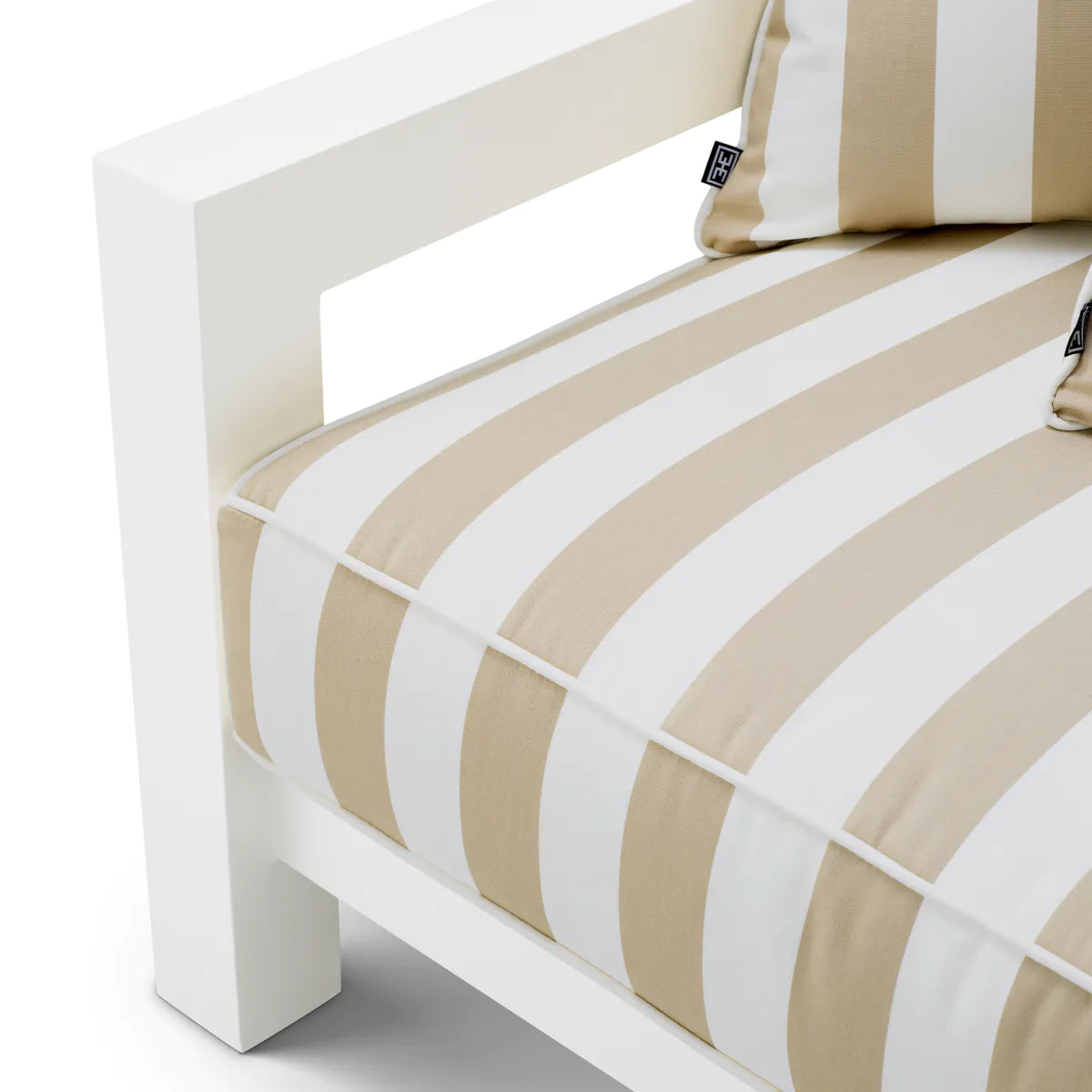 Tuinstoel CAP ANTIBES beige met wit