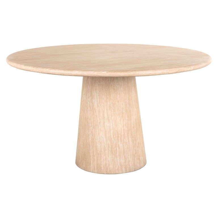 Ronde tafel FICTUS beige