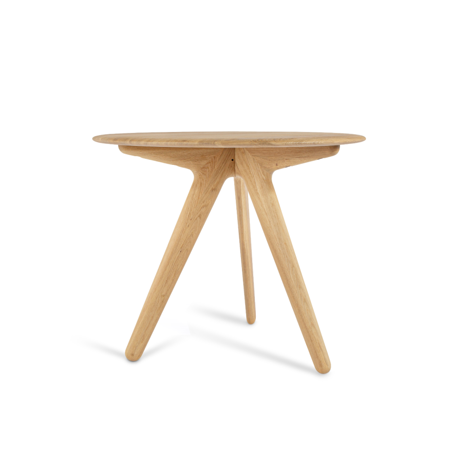 Stół okrągły SLAB drewno dębowe