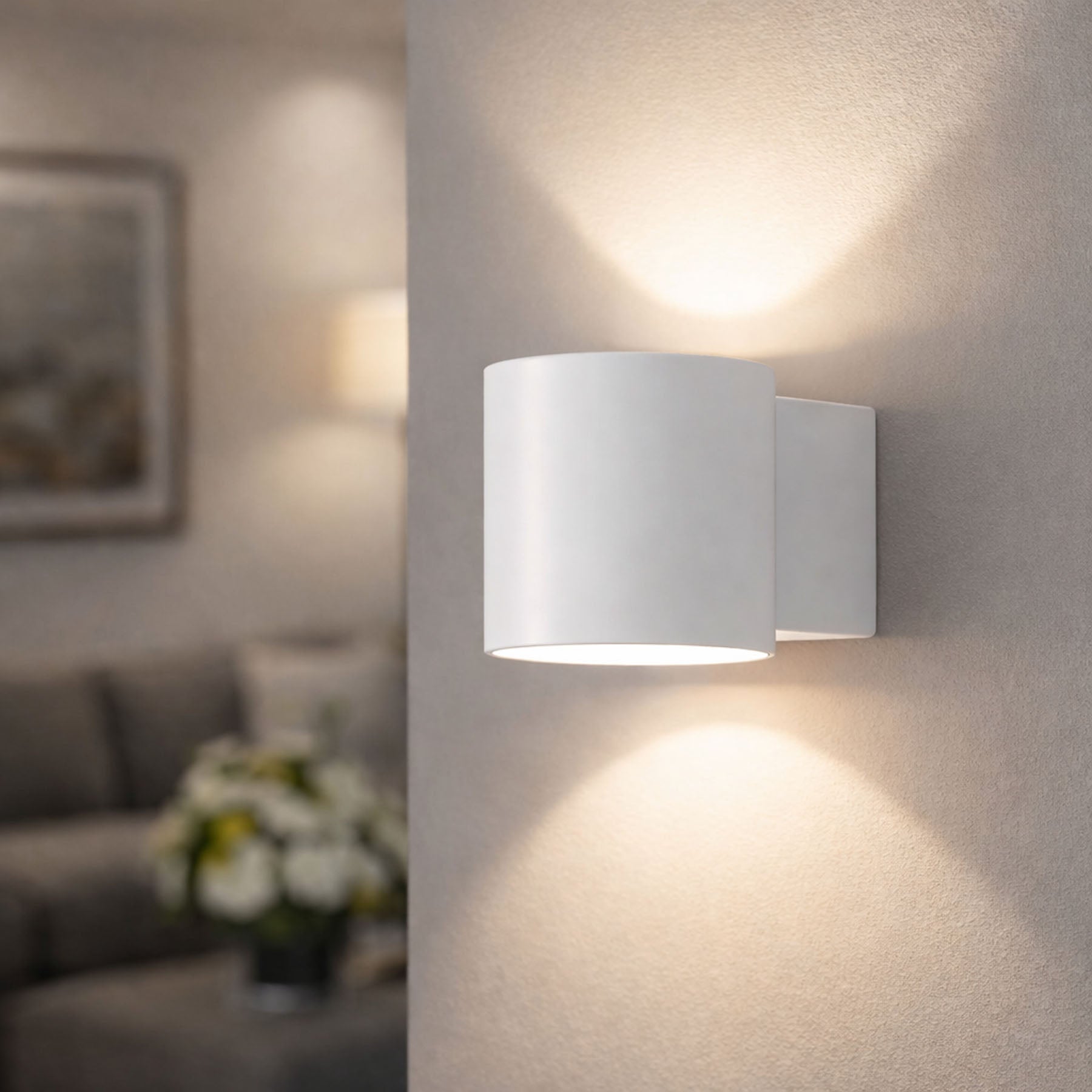 Wandlamp TUBE wit