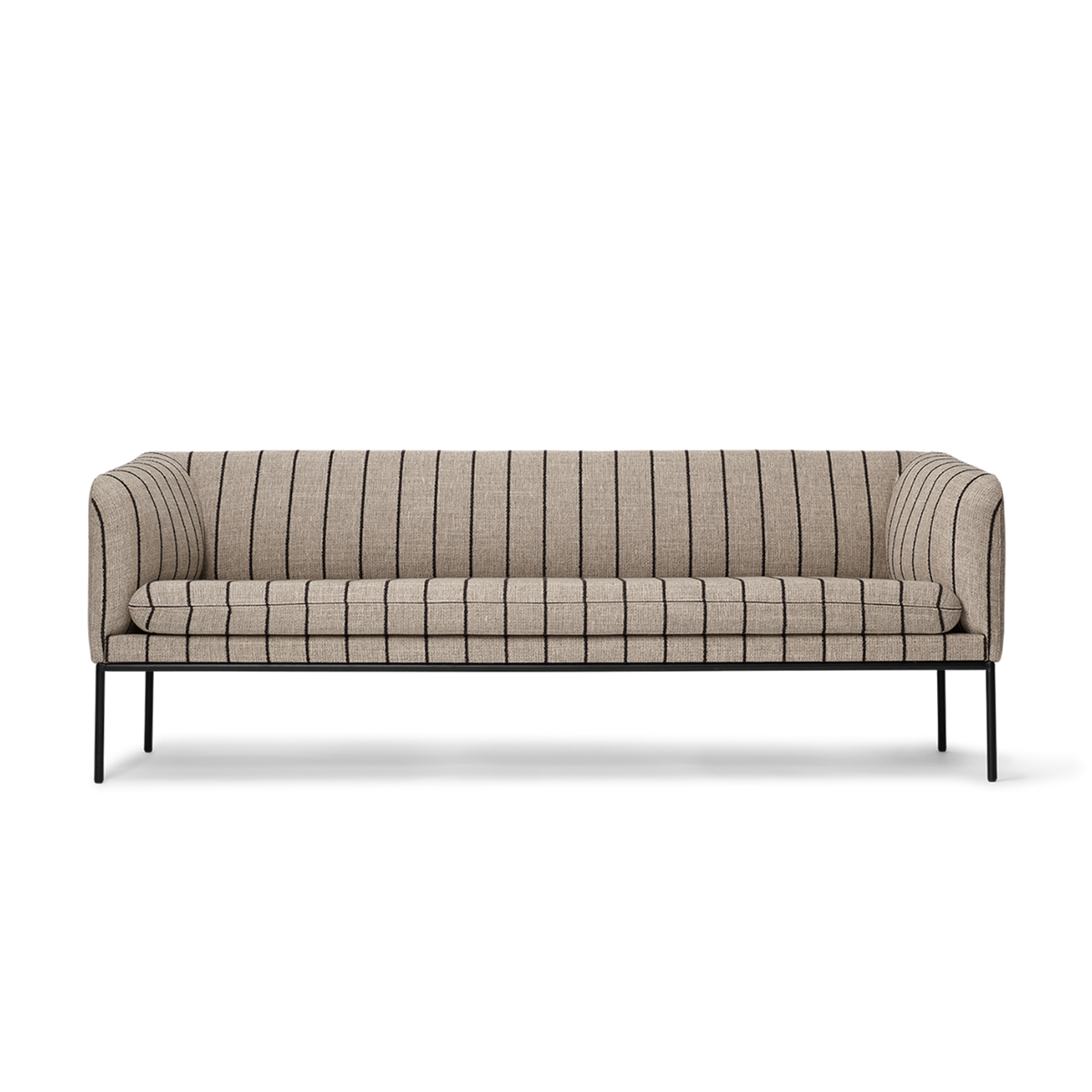 Sofa 3-osobowa TURN piaskowy z czarnym – ferm LIVING