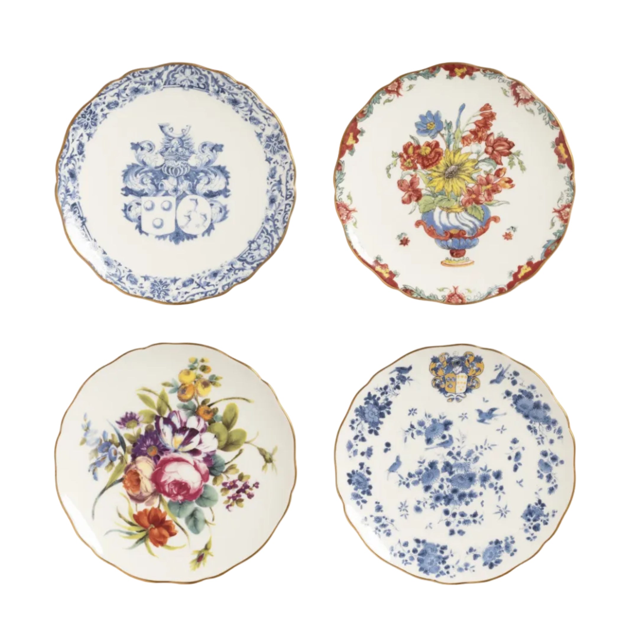 Dessertteller-Set PATINA Porzellan