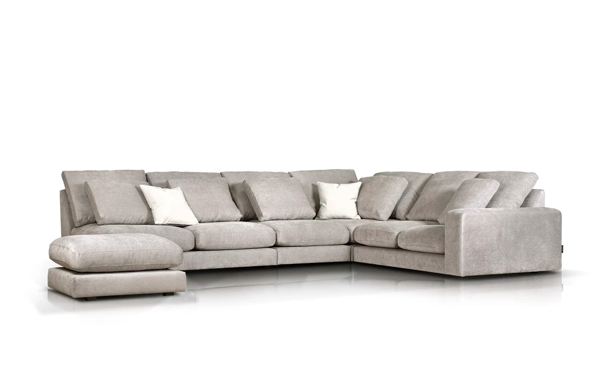 Modularer rechter Ecksofa NOOR personalisierbar