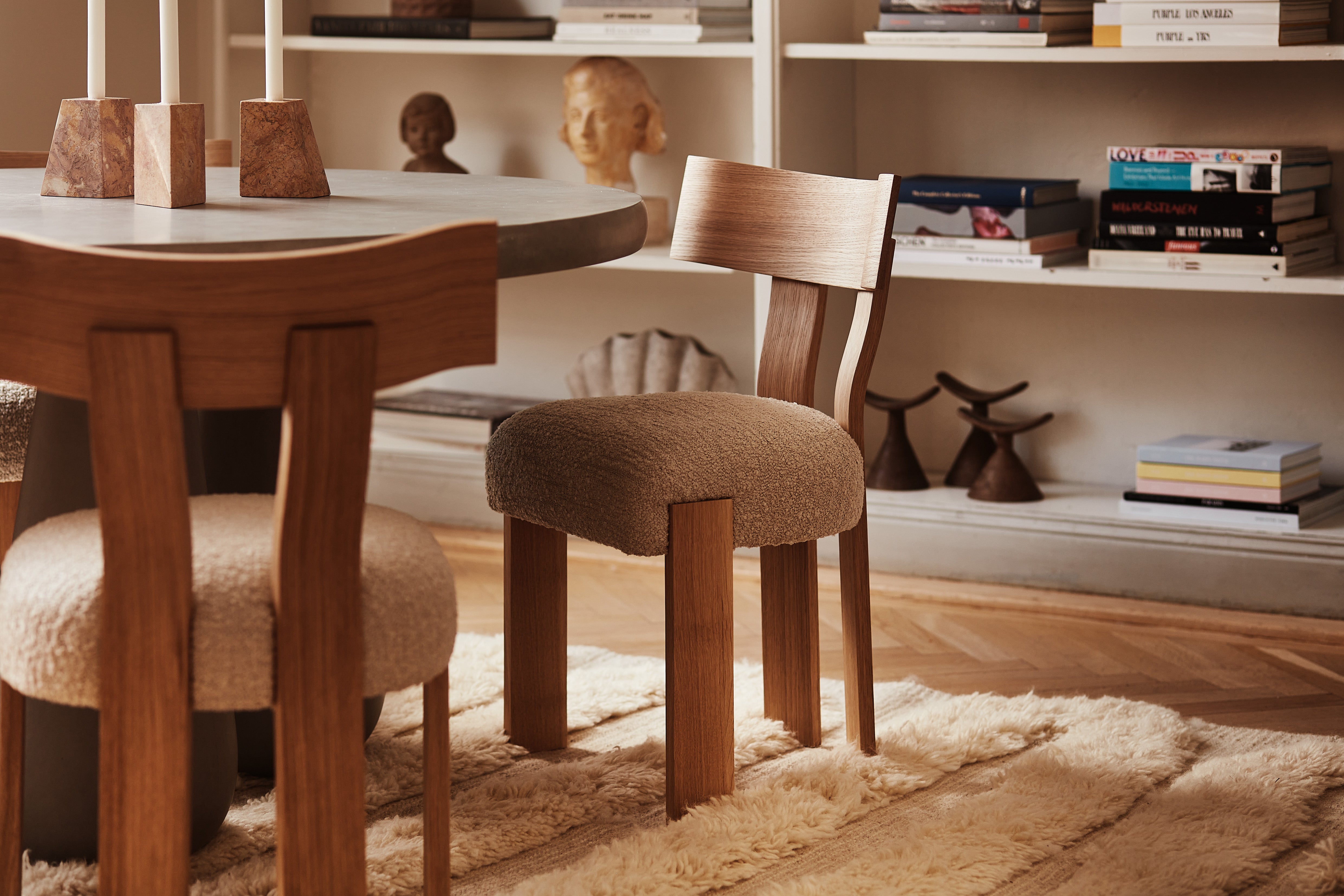 Teppich SNAKE RYA cremefarben