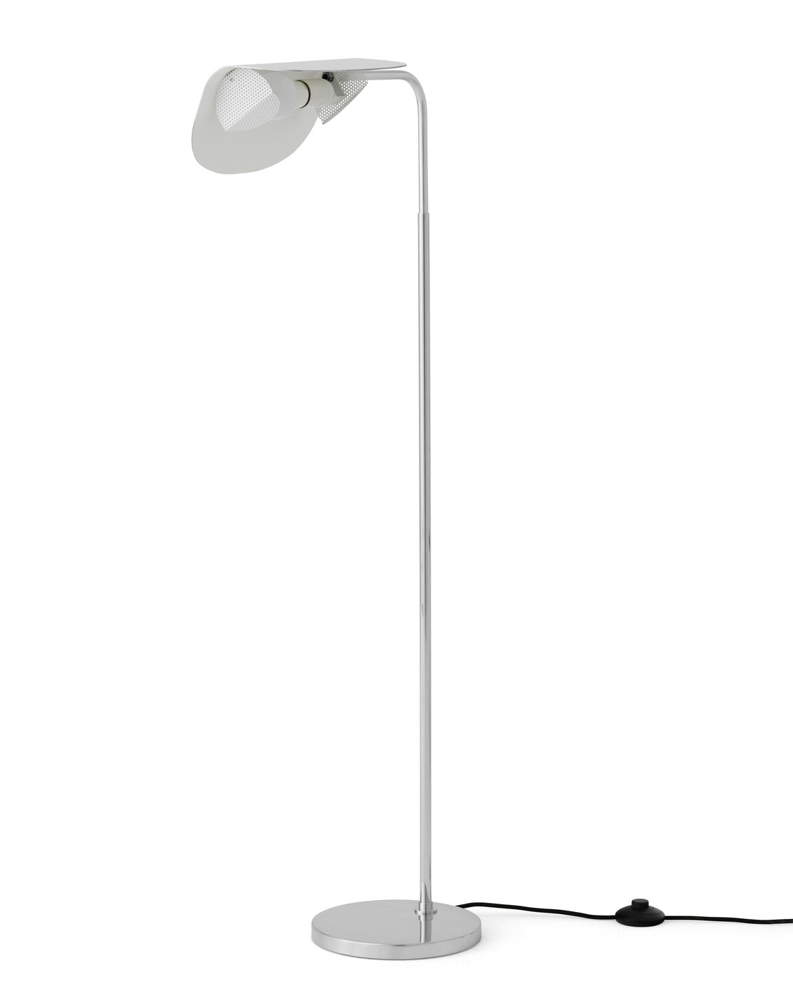 Vloerlamp WING gepolijst aluminium