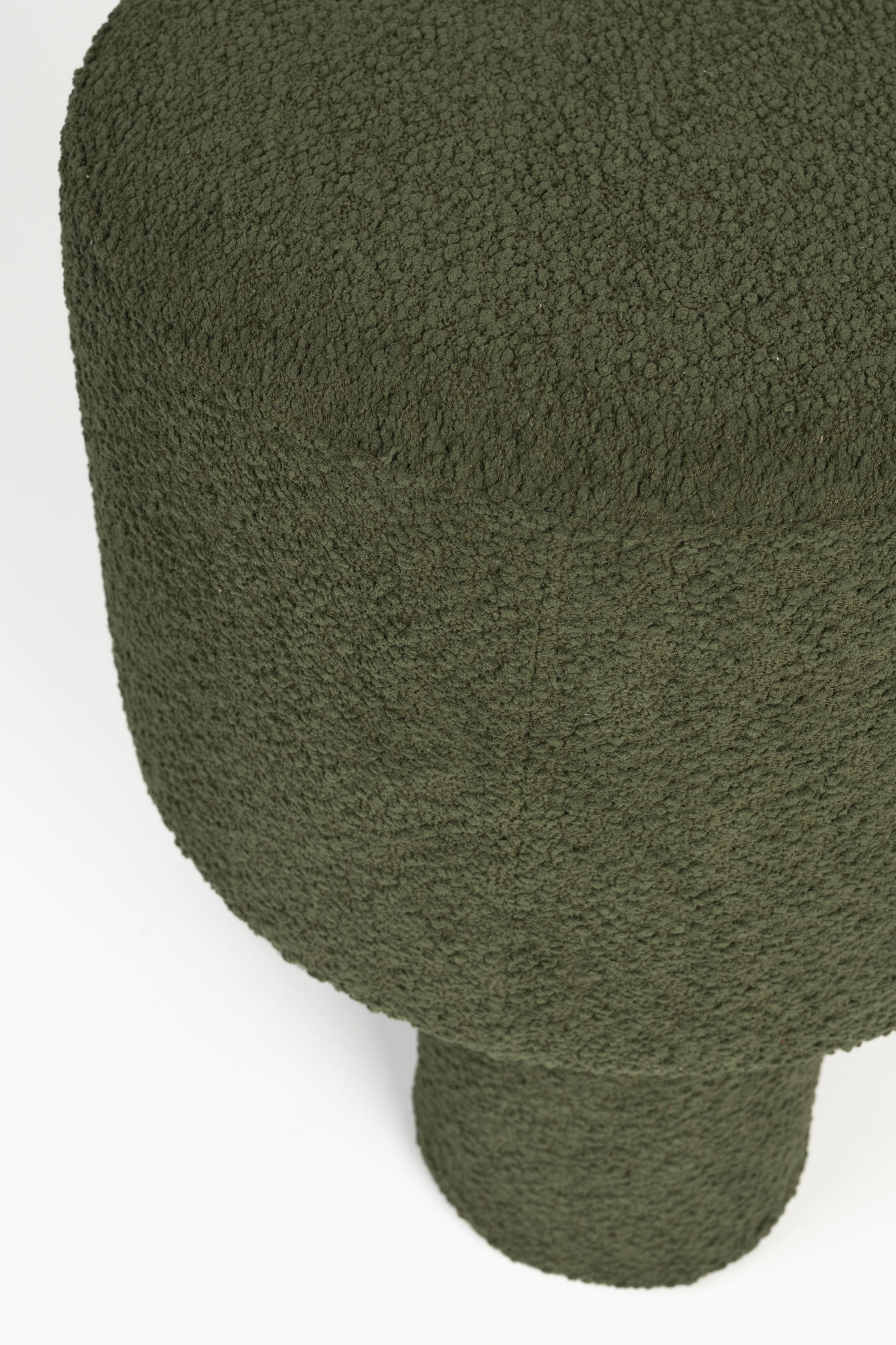 Voetensteun MARCOS olijfgroene boucle