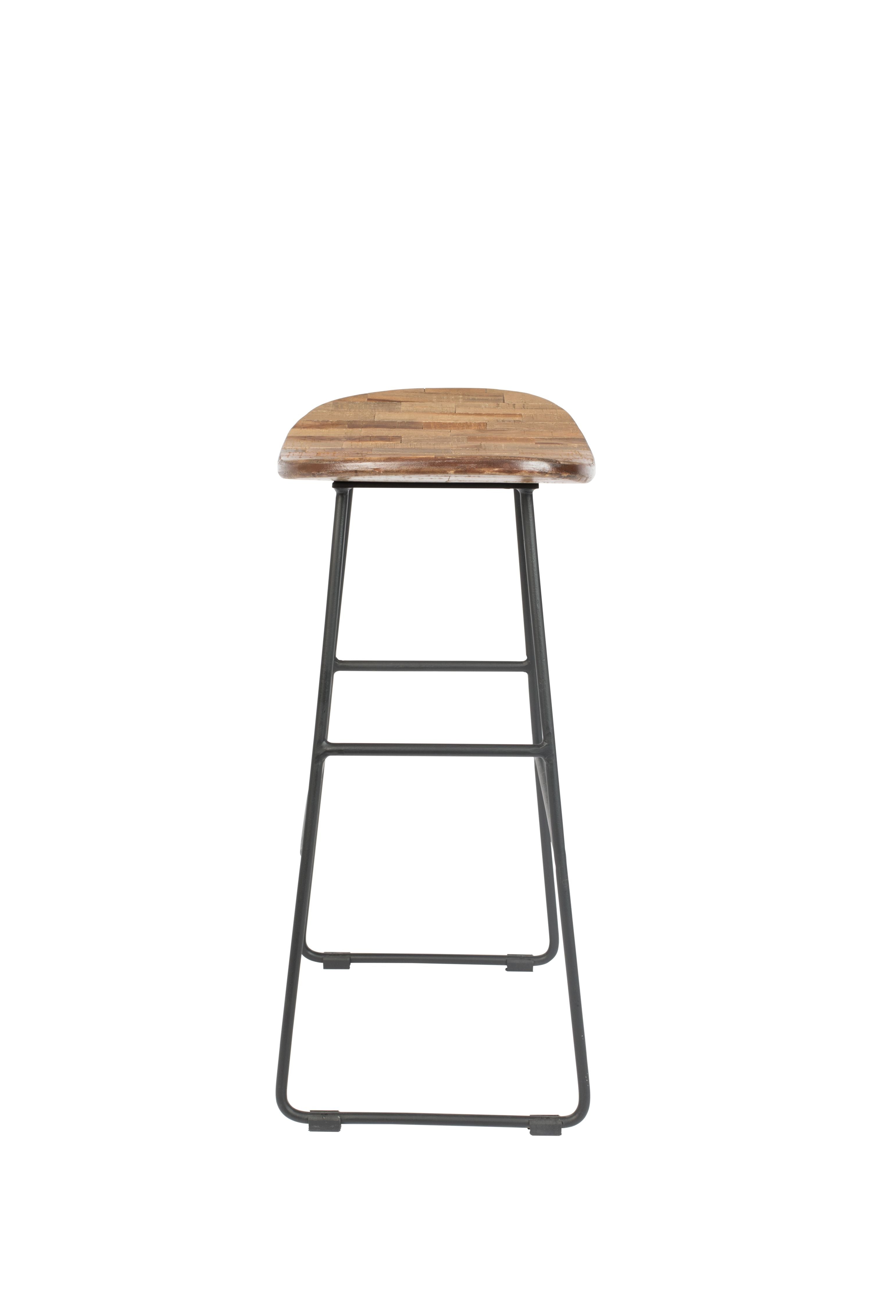 Tangle Tangle Bar Stool mit schwarzer Basis