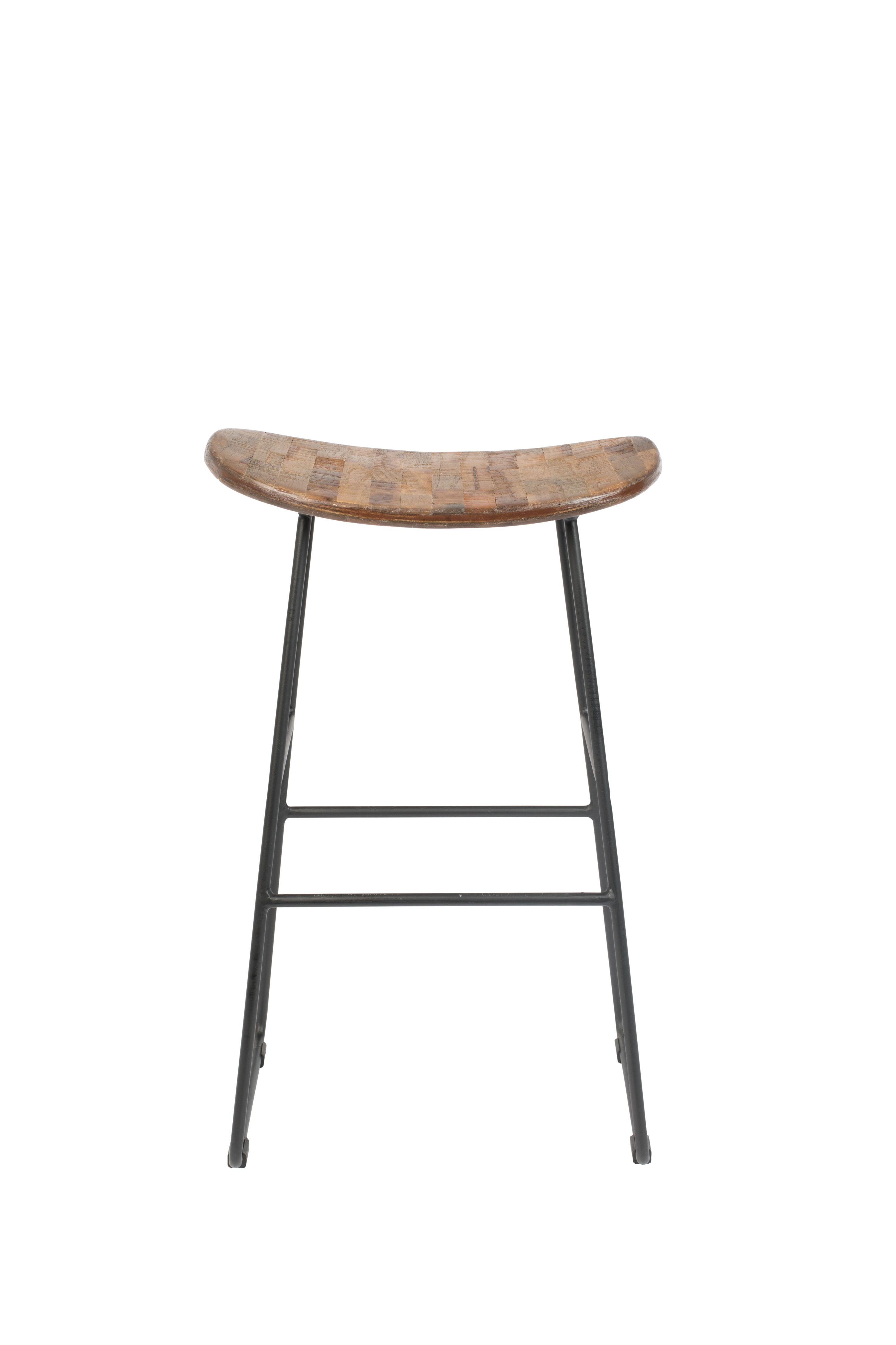 Tangle Tangle Bar Stool mit schwarzer Basis