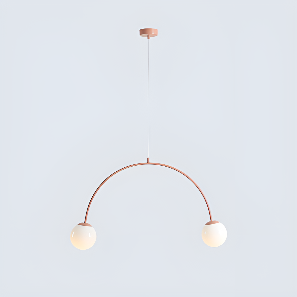 Hanglamp UNA koraalrood