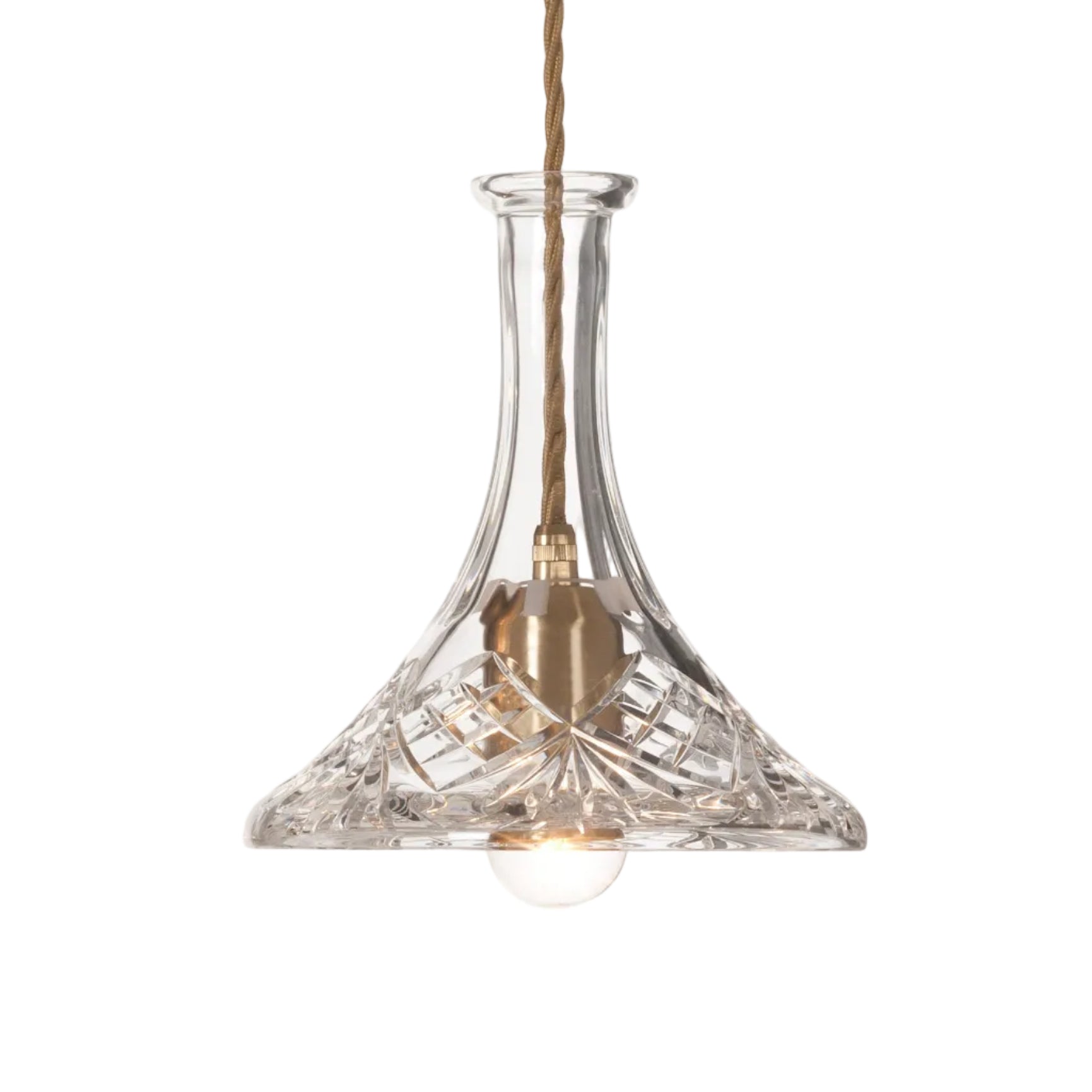 Hanglamp TULIP DECANTERLIGHT van kristalglas