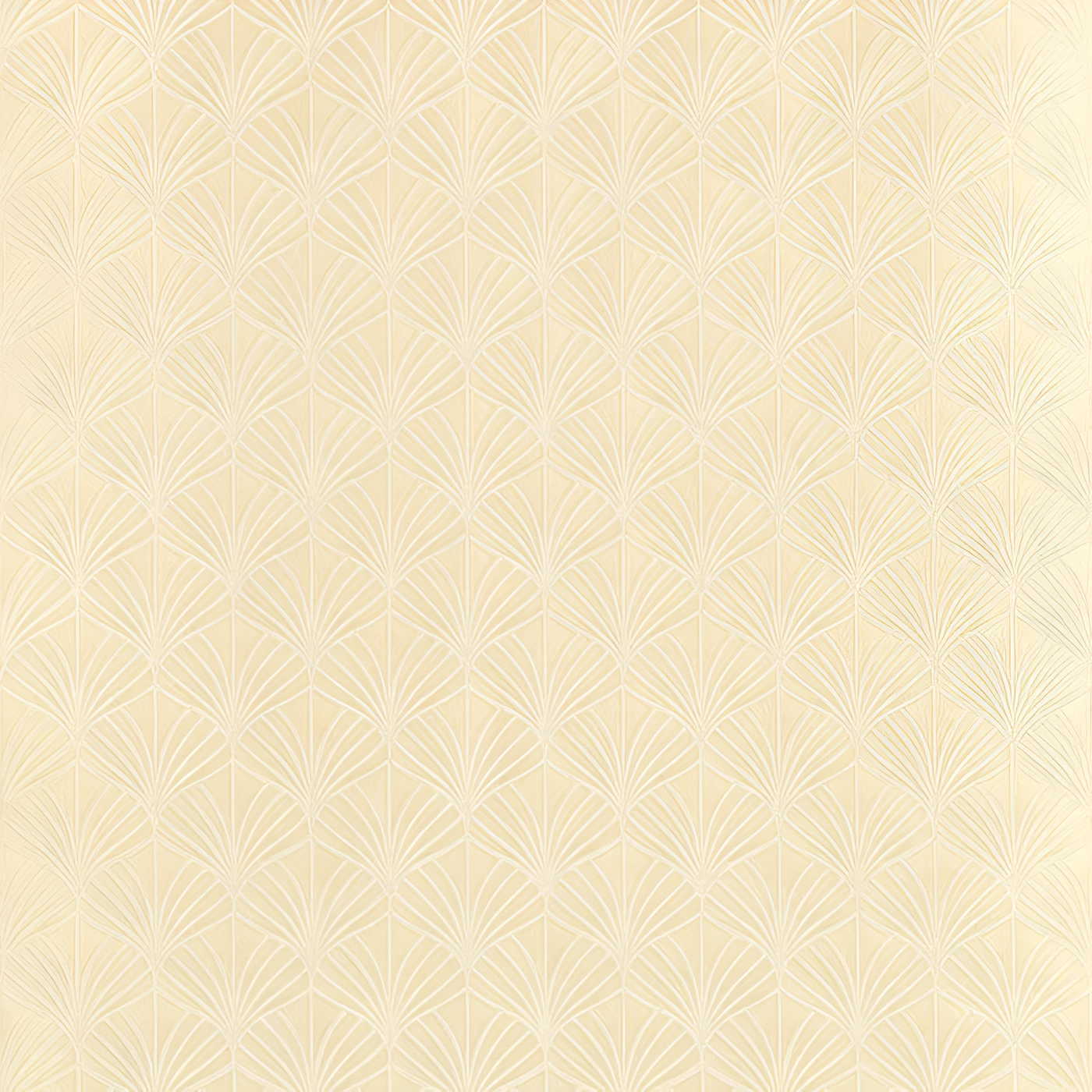 Metallic textured wallpaper with a plant leaf motif NEREIDES - DORÉ CLAIR beige with light gold