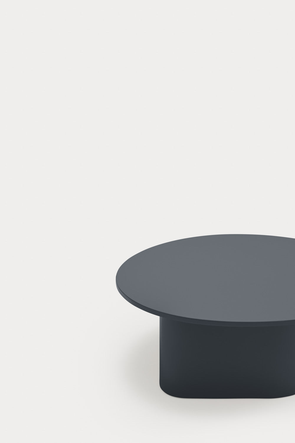 Ronde salontafel TOTEM antraciet