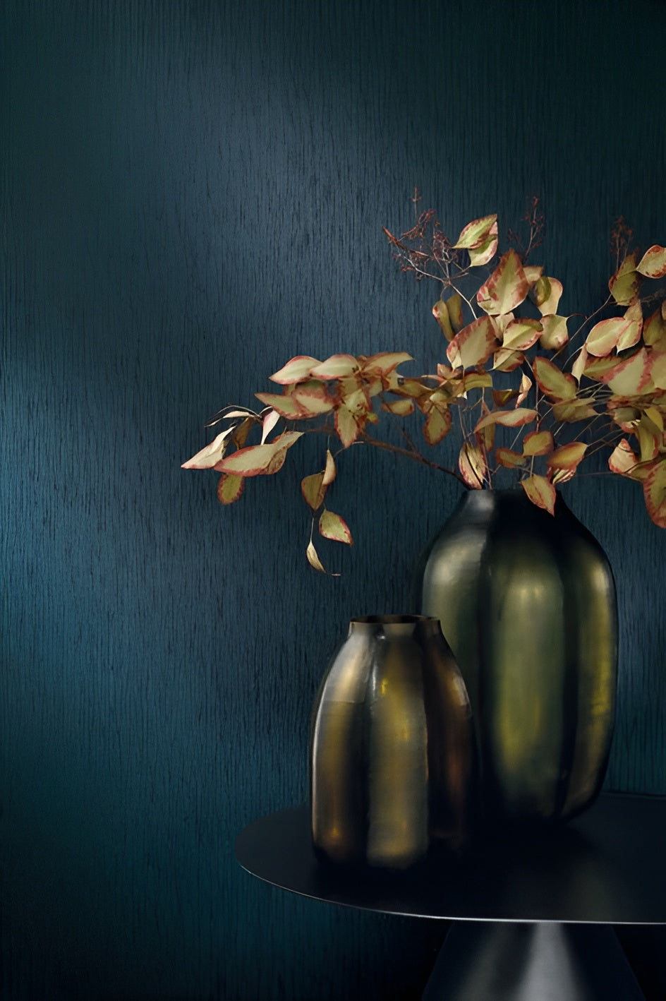 Structuurtapijt met verticale strepen JUSSIEU - EMERAUDE smaragdgroen