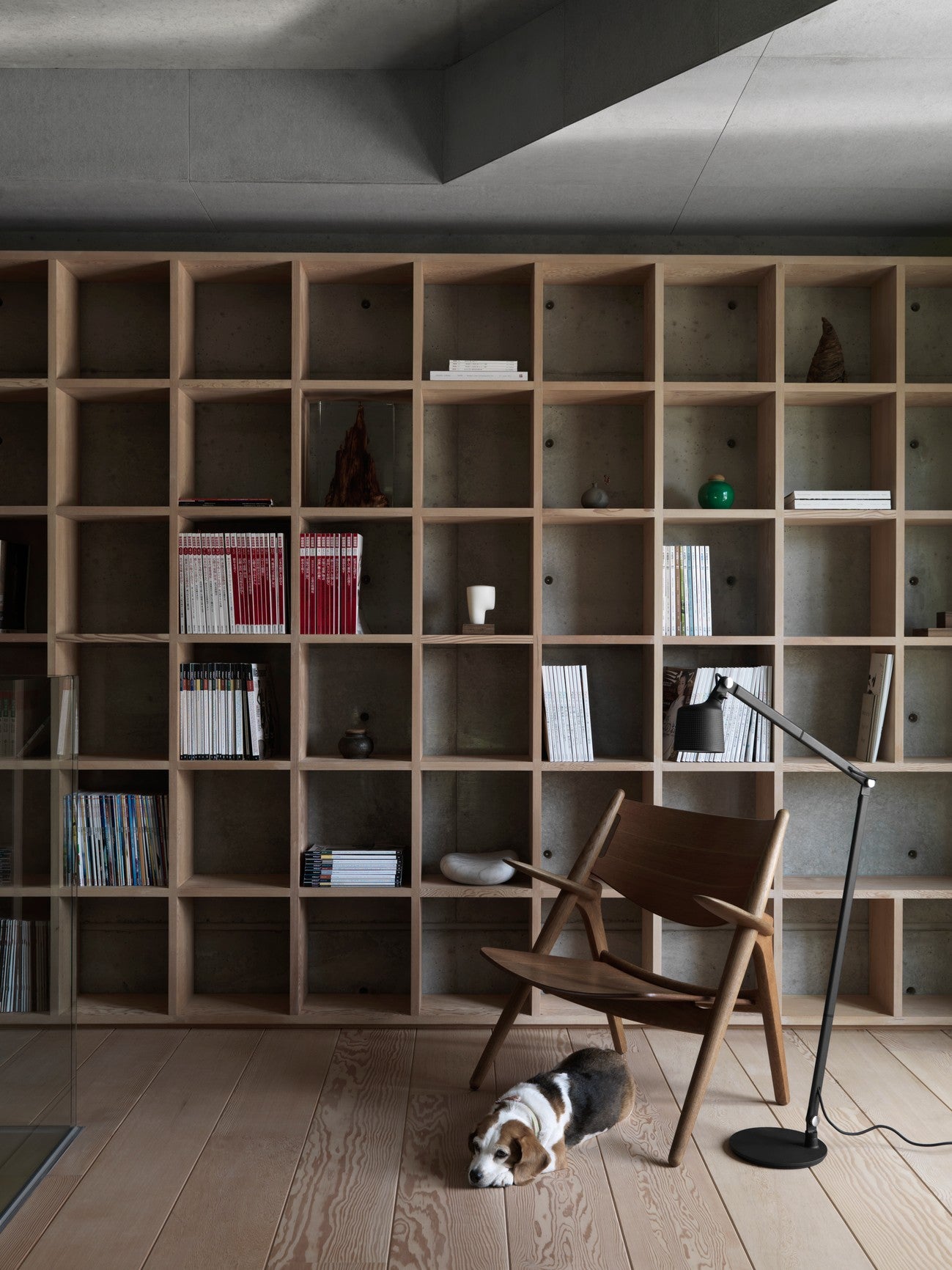 Vloerlamp 525 zwart metaal