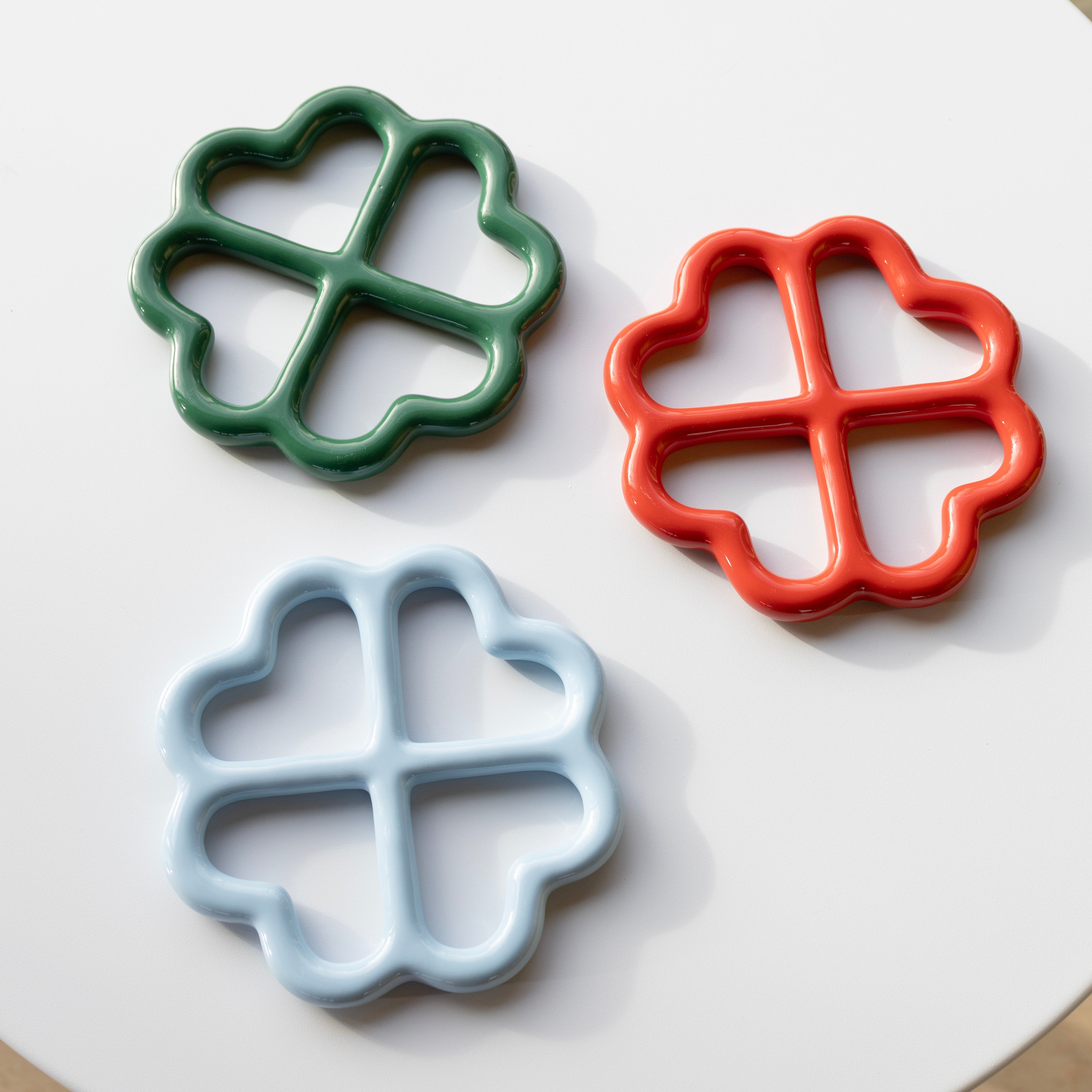 Untersetzer CLOVER blau