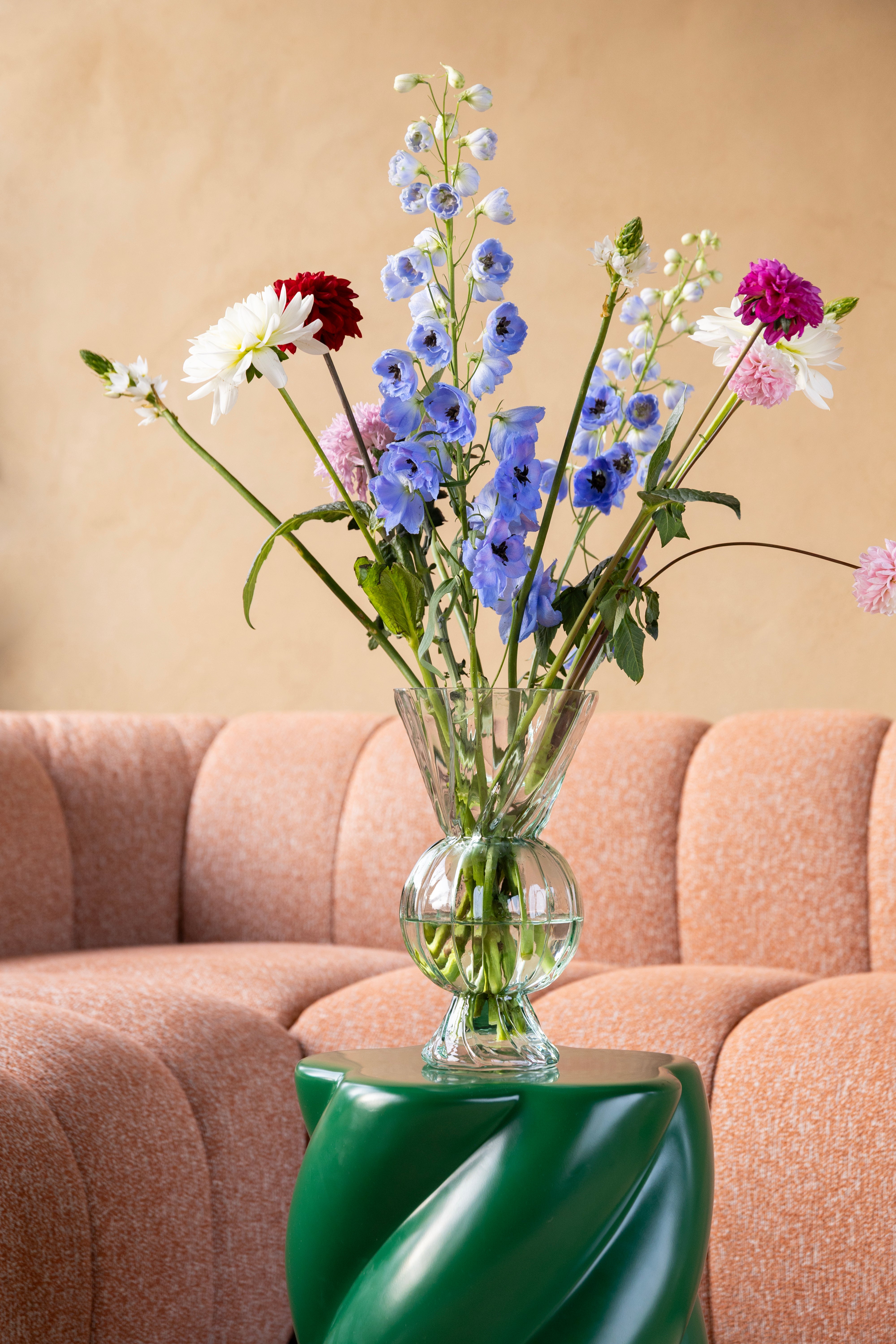 Vaas RHOMBIC groen glas