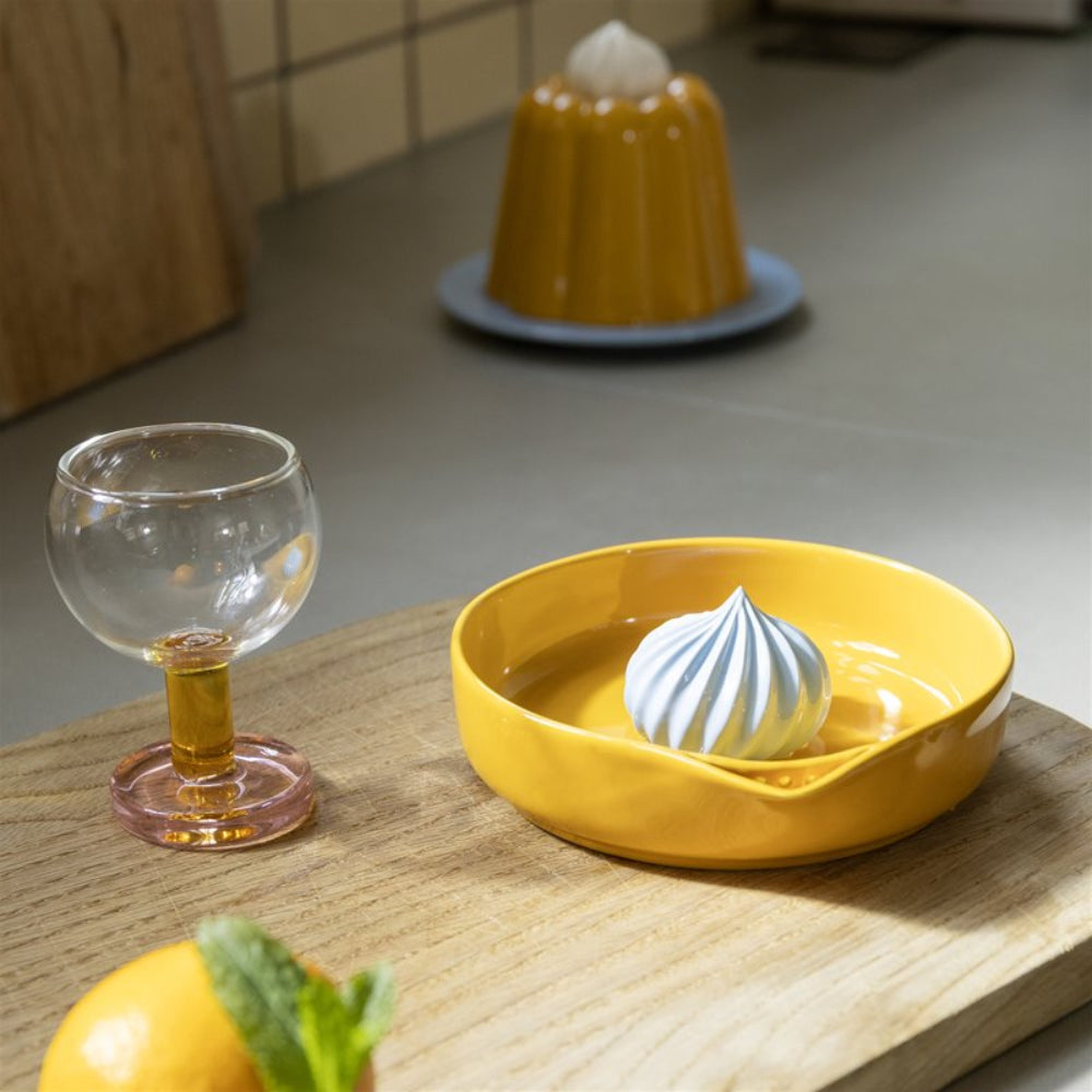 Citruspers PUDDING oranje met blauw