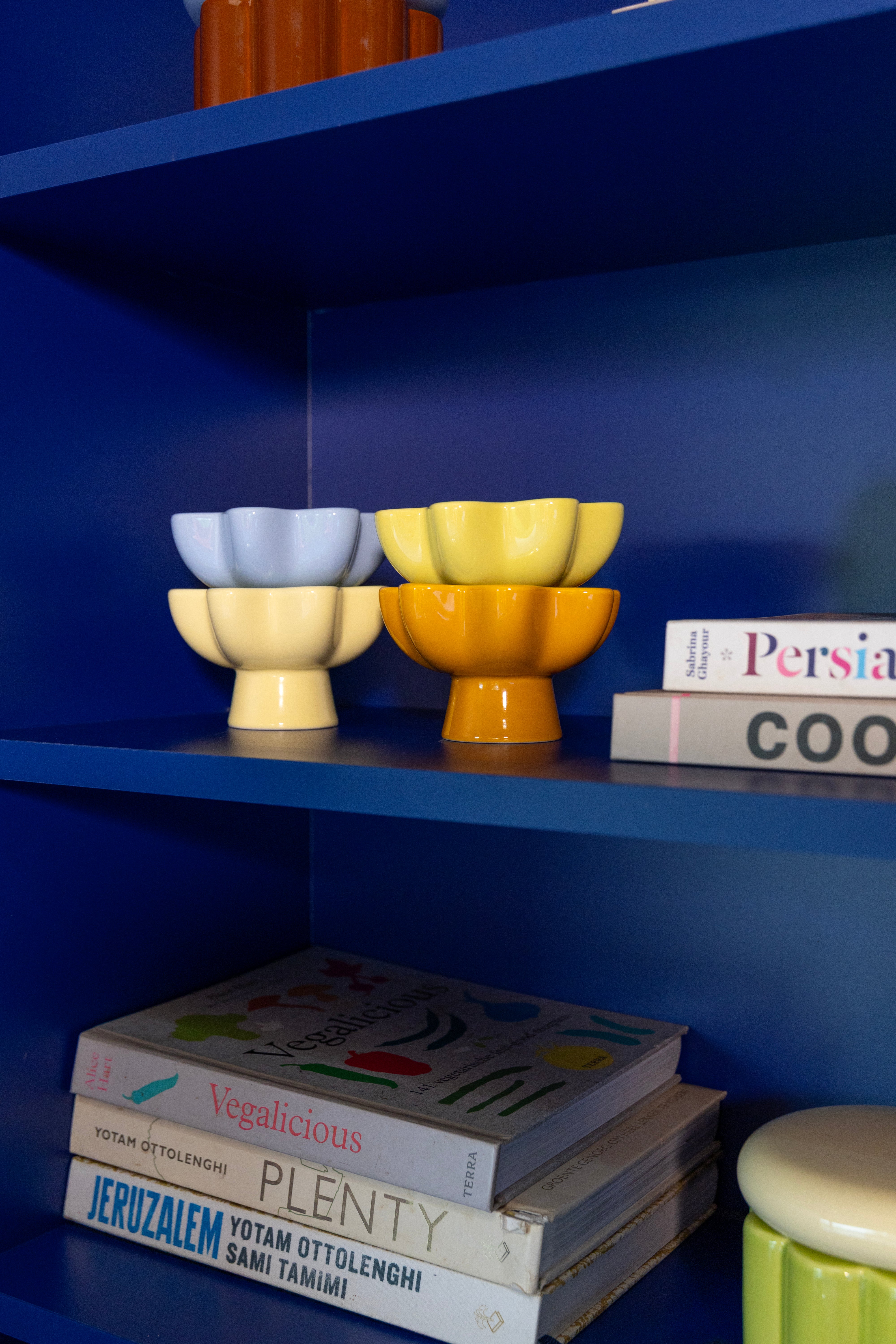 Set van SUN schaaltjes kleurrijk porselein