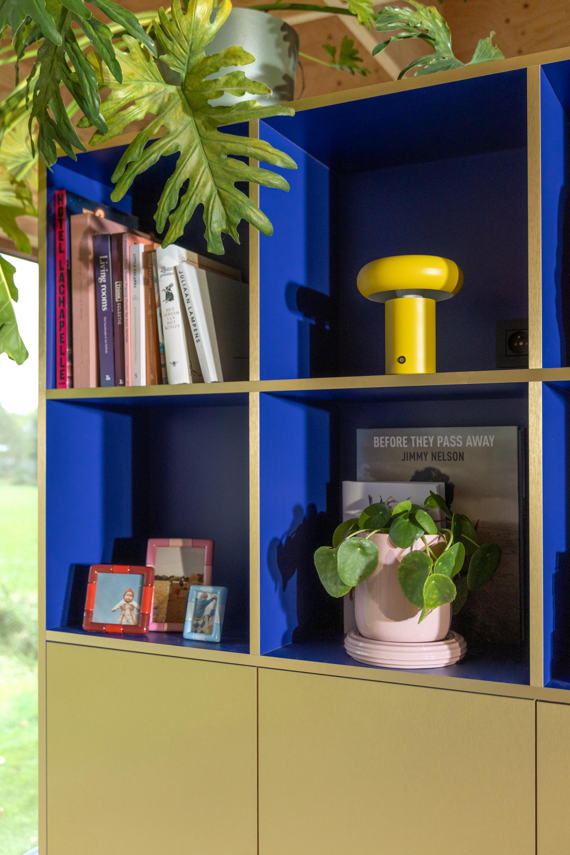 Fotolijst RIFT SQUARE bordeauxrood met rood