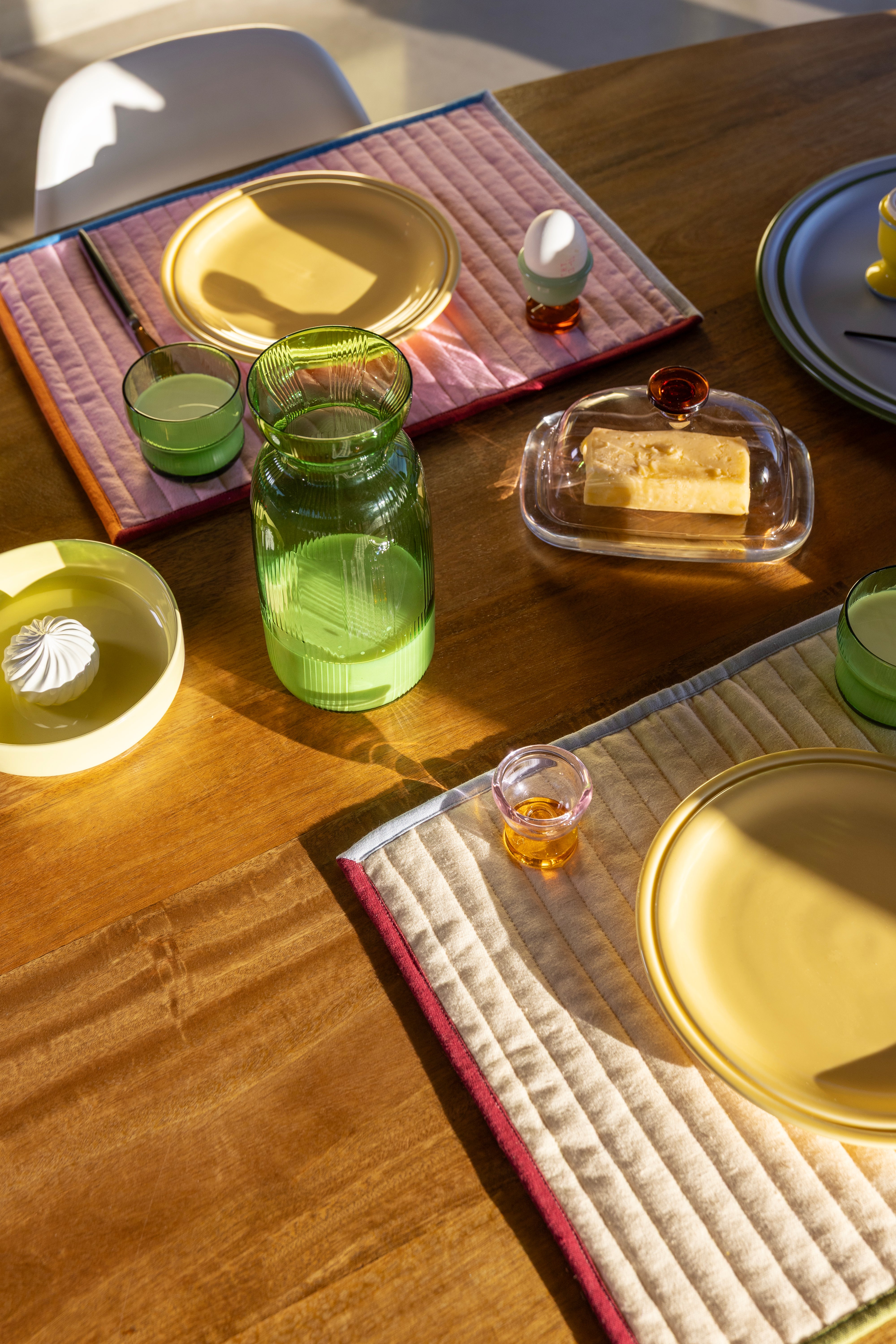 Karafka CIRCUS grünes Glas