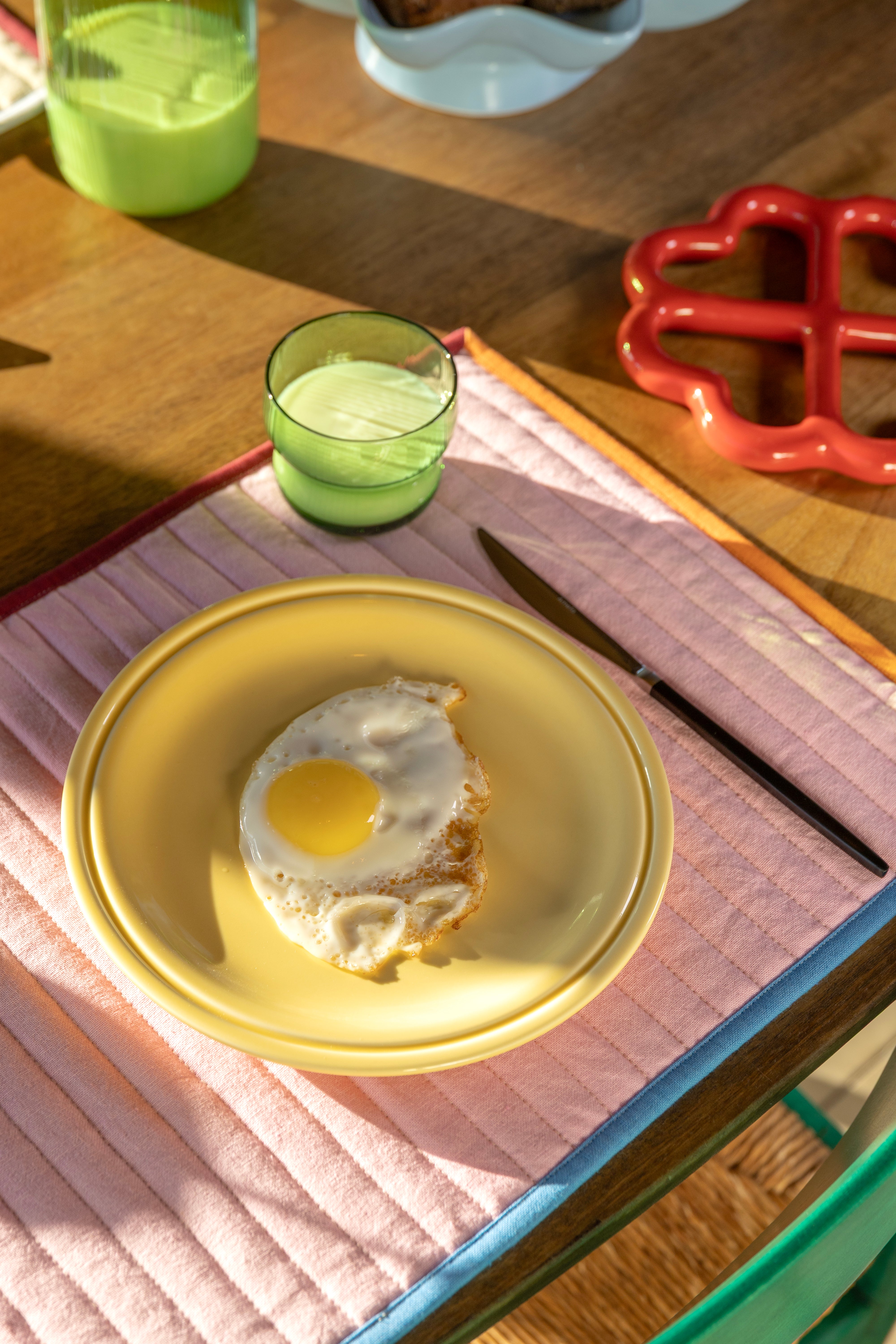 MOCHI Yellow Breakfast Plate Set