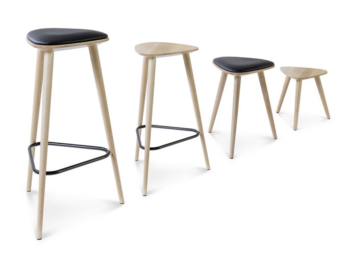 Finn stool beech wood