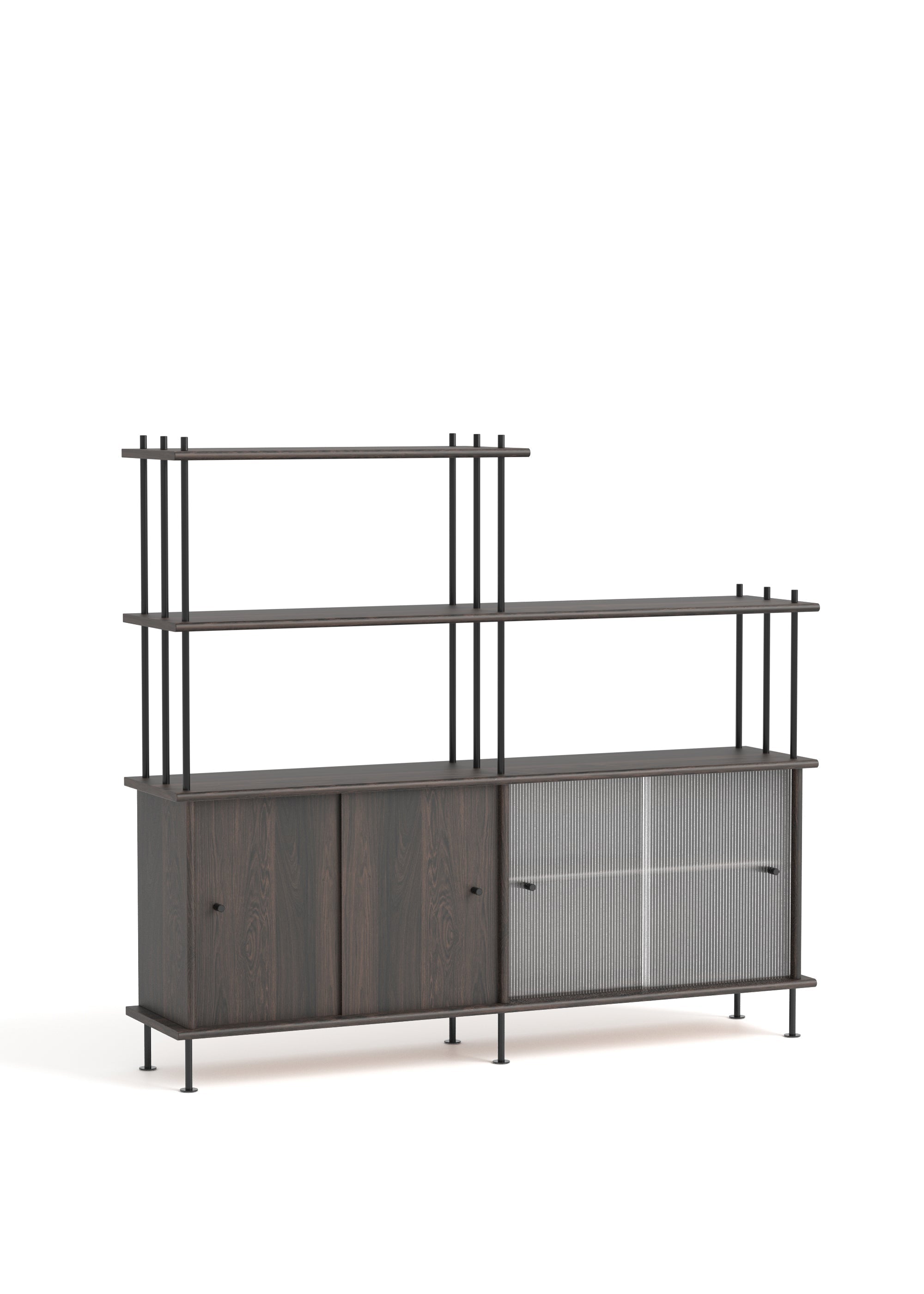 BAVA 160 Cabinet in Ebony Oak Wood