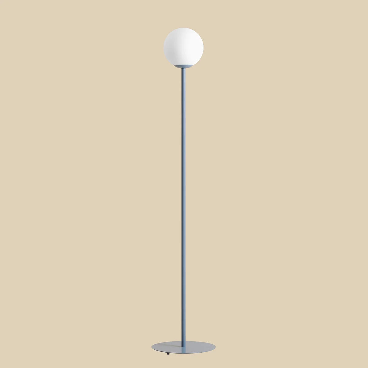 Pinne blue floor lamp